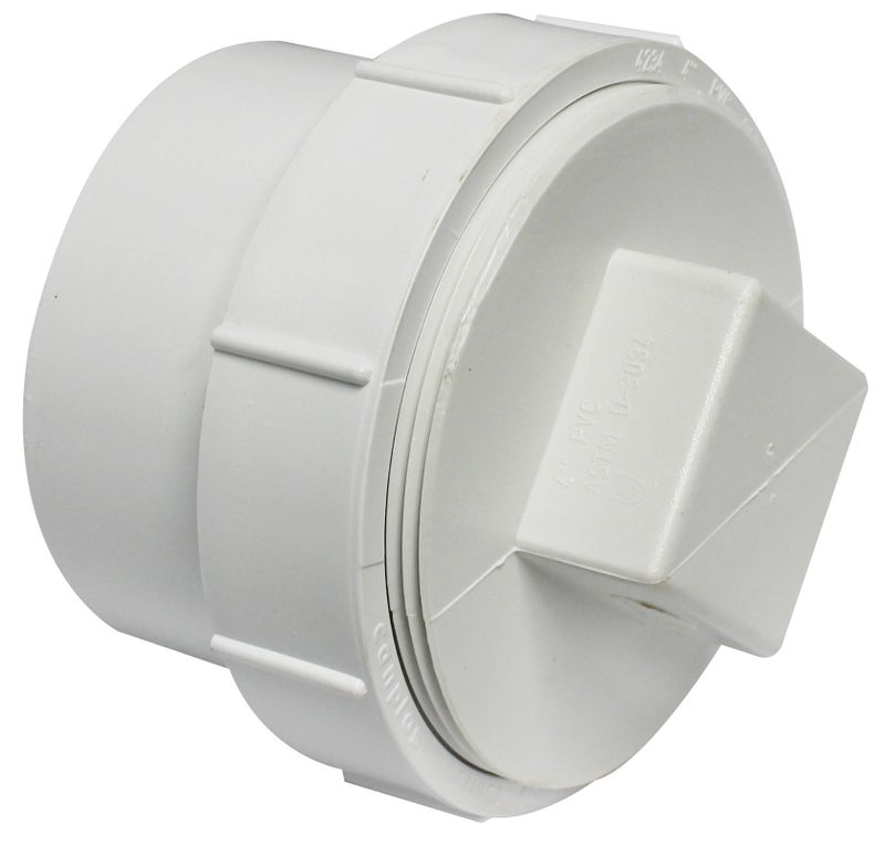 Canplas 414274BC PVC Sew 4 Cleanout with Plug